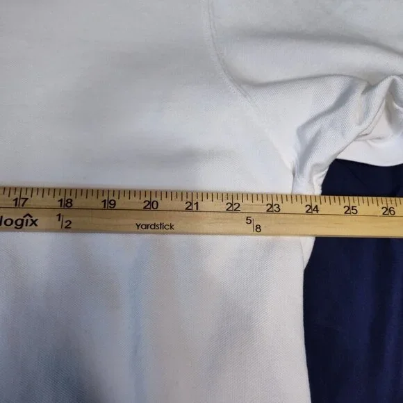 Vineyard Vines Performance Mens XL White Golf Polo Shirt Polyester - Picture 5 of 6